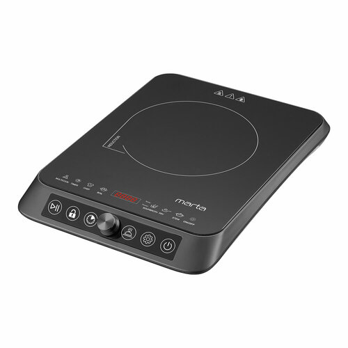 Электрическая индукционная безимпульсная плитка MARTA MT-HP4226A темное серебро 1496800₽