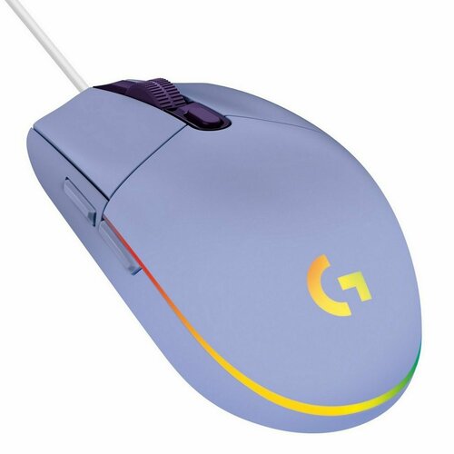 Игровая мышь Logitech G102 LIGHTSYNC Lilac фиолетовый, лиловый