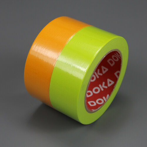 Деликатная малярная лента Washi Tape 19x40 DOKATAPE 4шт, микс зеленый и желтый