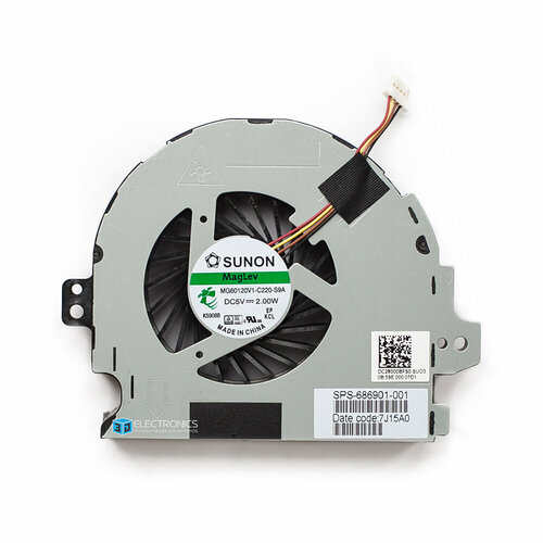 Кулер для ноутбука HP Pavilion m6-1060er / Pavilion m6-1050er / Pavilion m6-1032er / Pavilion m6-1052er / Pavilion m6-1061er / Pavilion m6-1030er / Pavilion m6-1034er / Pavilion m6-1062er / Envy m6-1271er / Envy m6-1303er / Envy m6-1261er / Envy m6-1241er