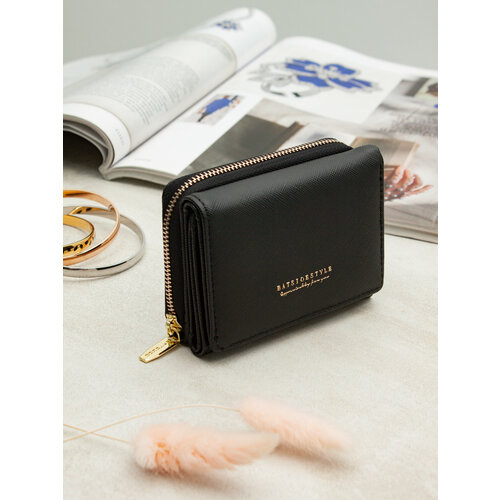 Кошелек ALIZAYS, фактура матовая, черный