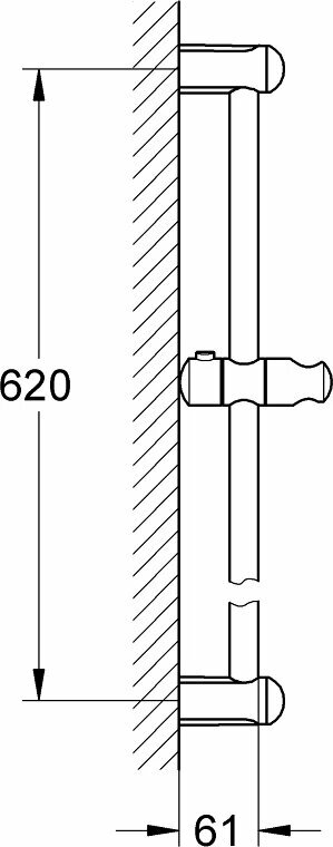 Штанга для душа Grohe - фото №5