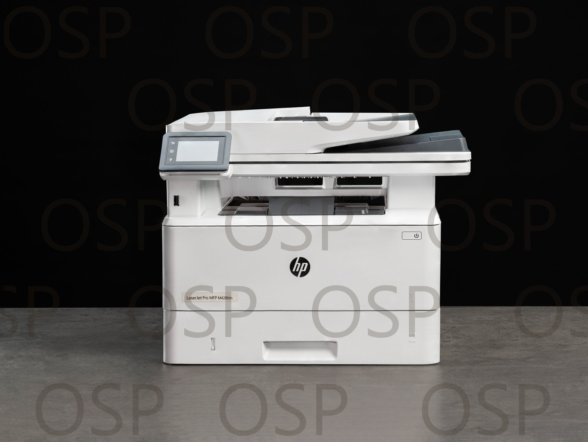 МФУ лазерное HP LaserJet Pro MFP M428fdn, ч/б, A4, белый