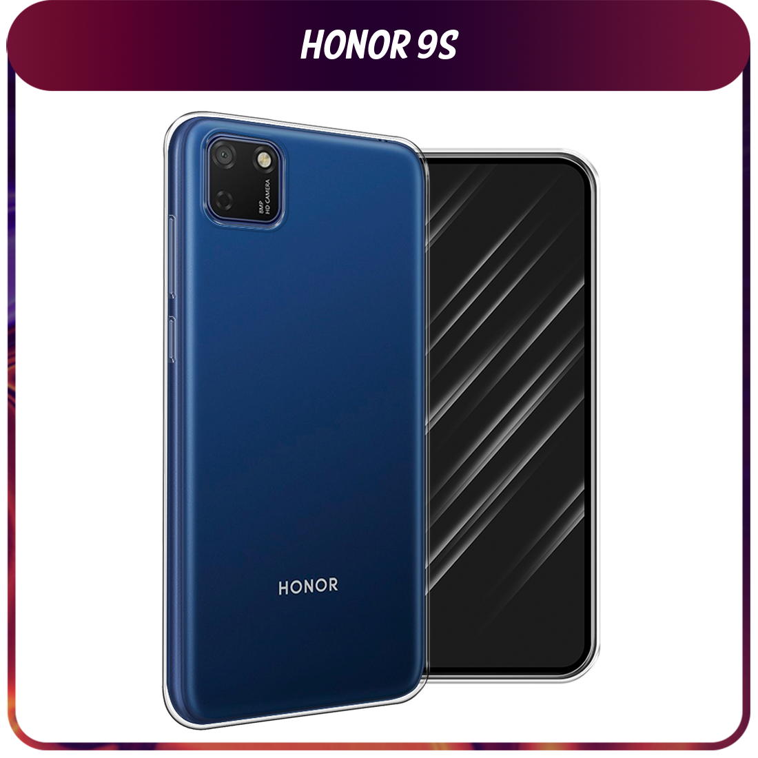 Чехол на Honor 9S/Huawei Y5p / Хонор 9S/Хуавей Y5p прозрачный