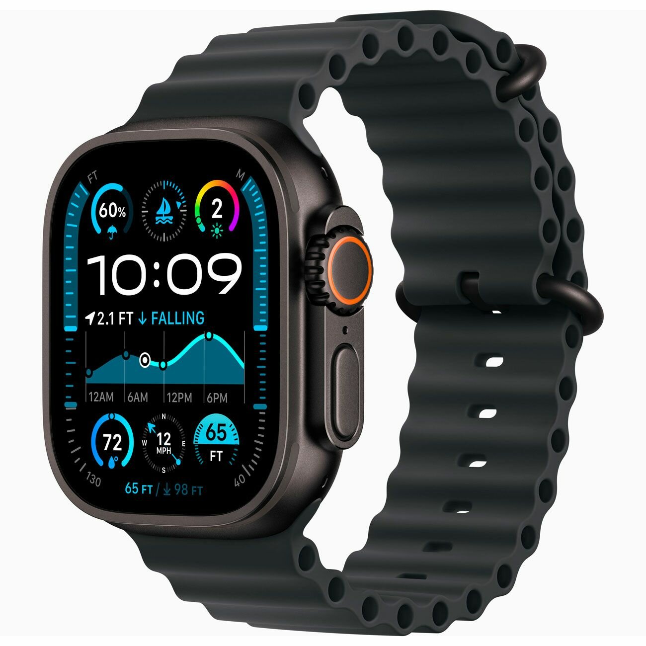 Смарт-часы Apple Watch Ultra 2 GPS + Cellular Bl 49mm Ocean Band Black