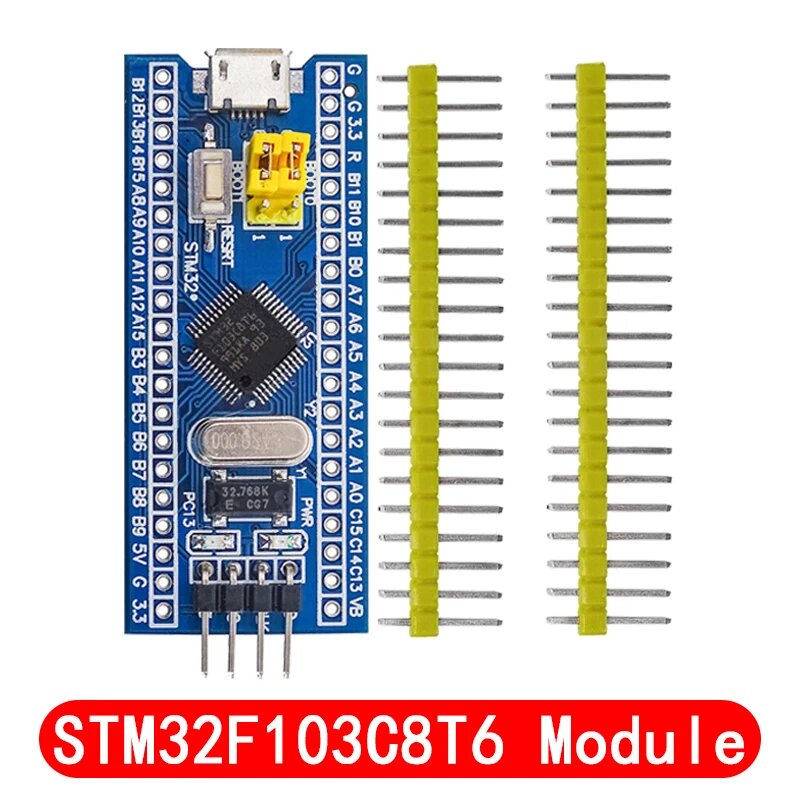 Минимальная плата разработчика системы STM32F103C8T6 CH32F103C8T6 ARM STM32, программатор загрузки STM32F401 STM32F411 + ST-LINK V2, 1 SET STM32F103C8T6 — фото 1