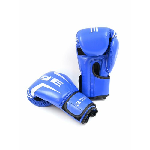 Перчатки боксерские Rage 16 унций для бокса из искусственной кожи синего цвета
