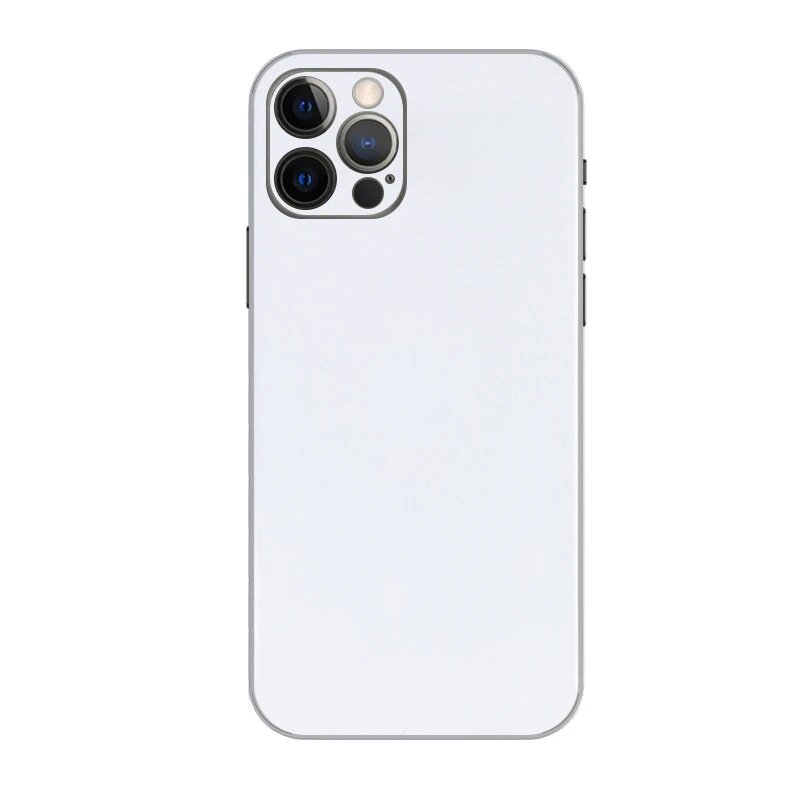 Глянцевая яркая красочная наклейка для iPhone 12 Pro Max 12 Mini 11 Pro Max XS Max XR XS 8 7 6S Plus SE 2020, White, For iPXR
