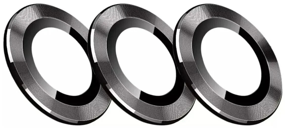 Защитное стекло на линзы камер IPhone 15 Pro/ 15 Pro Max Remax, серый — фото 1