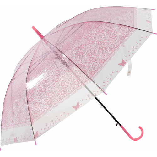 Зонт-трость Рыжий кот розовыйузор 513₽