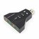 Внешняя звуковая карта USB 7.1 / адаптер для наушников с разъемом...