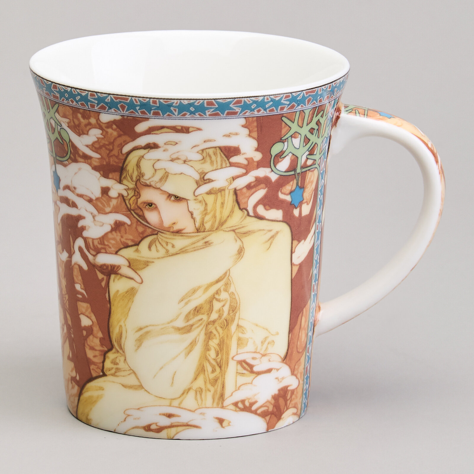 Кружка lefard времена года (А. Муха) 420 мл KSG-104-1037