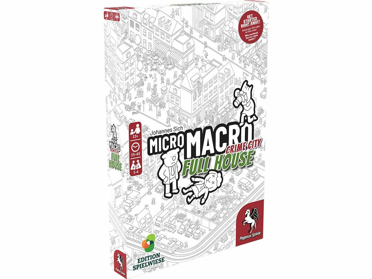 Настольная игра MicroMacro: Crime City Full House (МикроМакро. Город Улик. Надземка), арт.59061E (на английском языке)