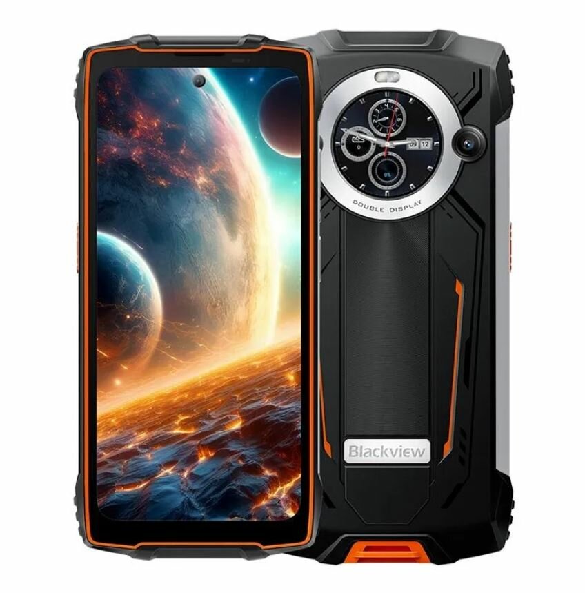 Смартфон Blackview BV8200 12/256ГБ, Global, G100, 8800 mAh, Оранжевый