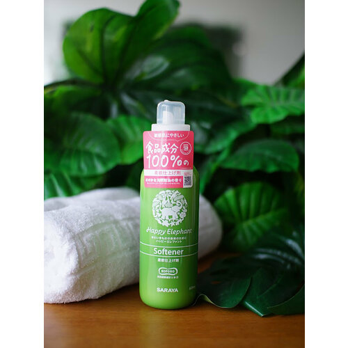 Японский кондиционер для белья Happy Elephant, гипоаллергенный, 600 мл