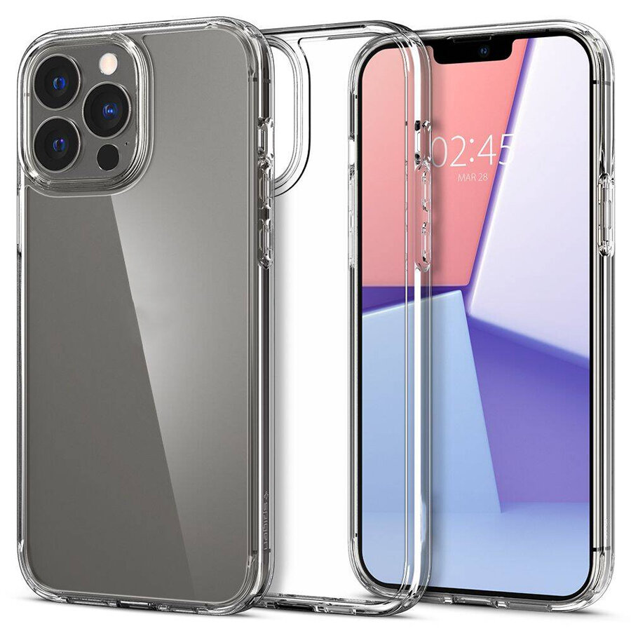 Чехол Clear Case пластиковый на Айфон 12/12 Pro 6.1" прозрачный — фото 1
