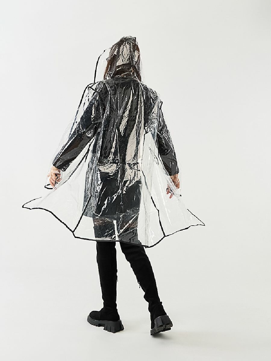 Плащ-дождевик Inbloom, размер 100х62, прозрачный — фото 1