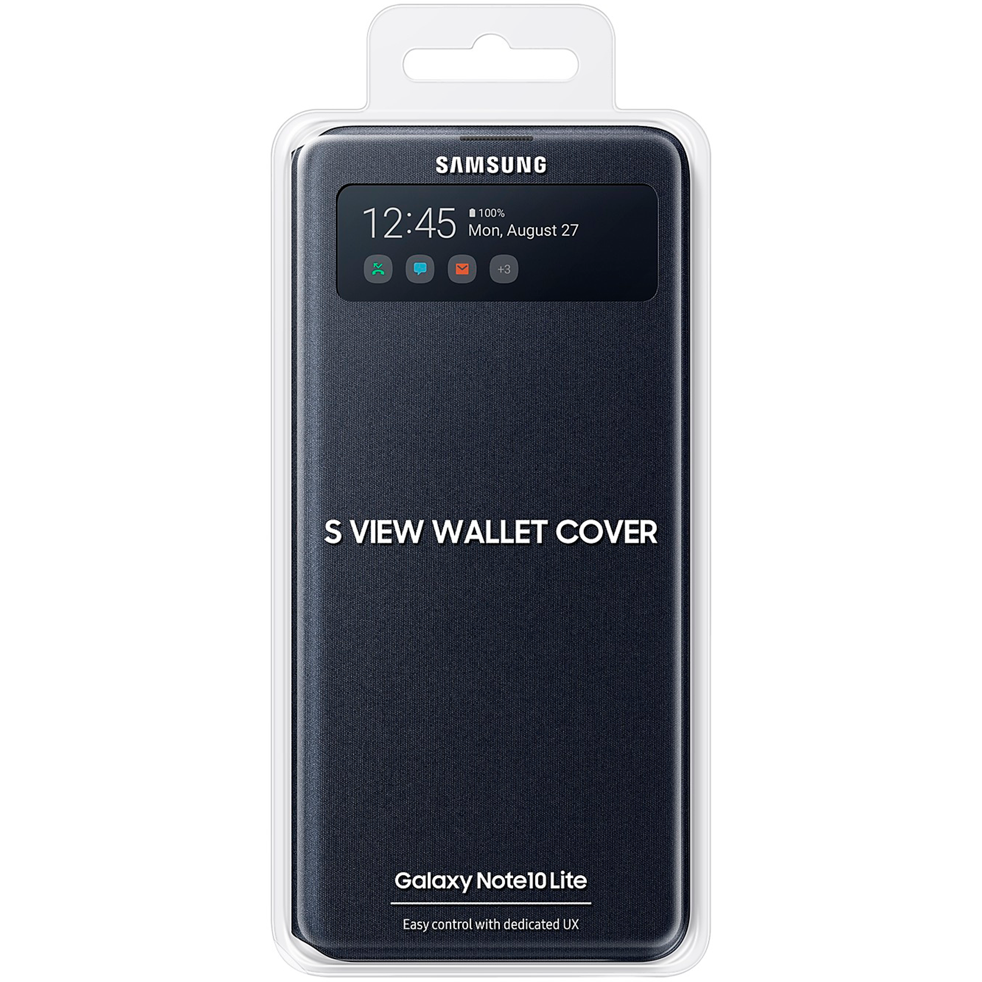 Чехол (флип-кейс) Samsung для Samsung Galaxy Note 10 Lite S View Wallet Cover черный (EF-EN770PBEGRU) - фото №6