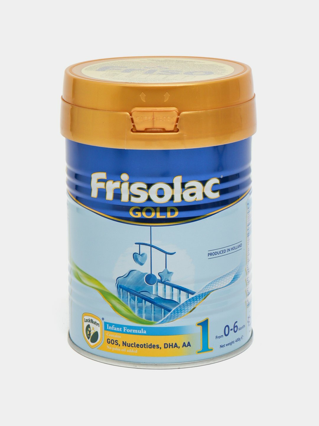 Детская смесь Frisolac "Gold 1", без пальмового масла, для 0-6 мес, 400г