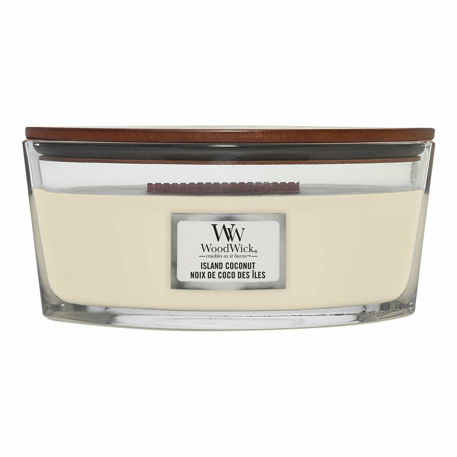 Ароматическая свеча WoodWick "Кокосовый Остров/ISLAND COCONUT" 76115