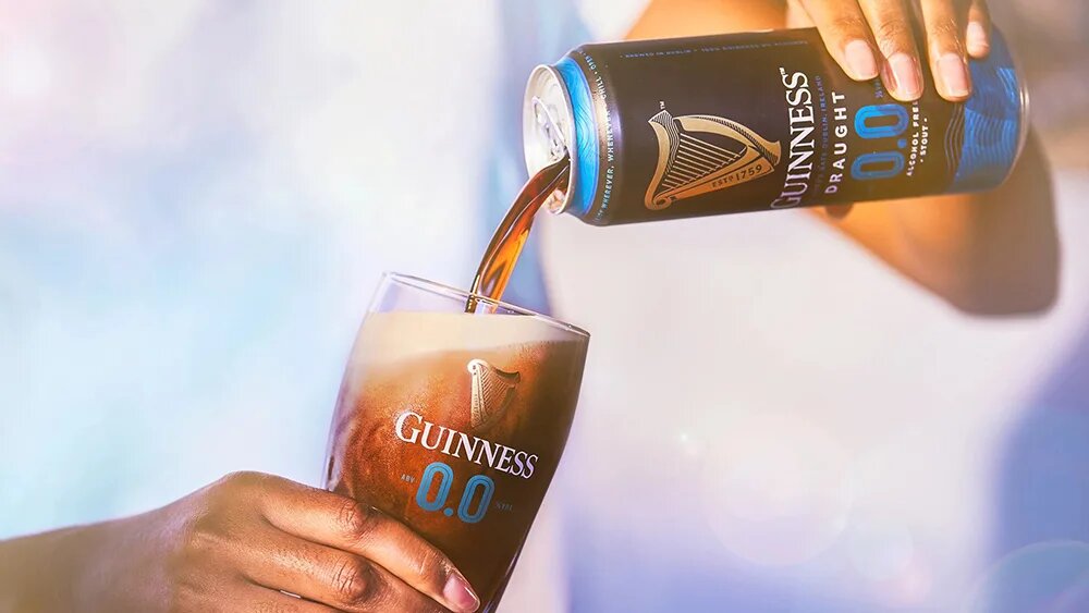 Пиво Безалкогольное Guinness Draught 0% (Гиннесс ) 0,5л. ж/б — фото 1