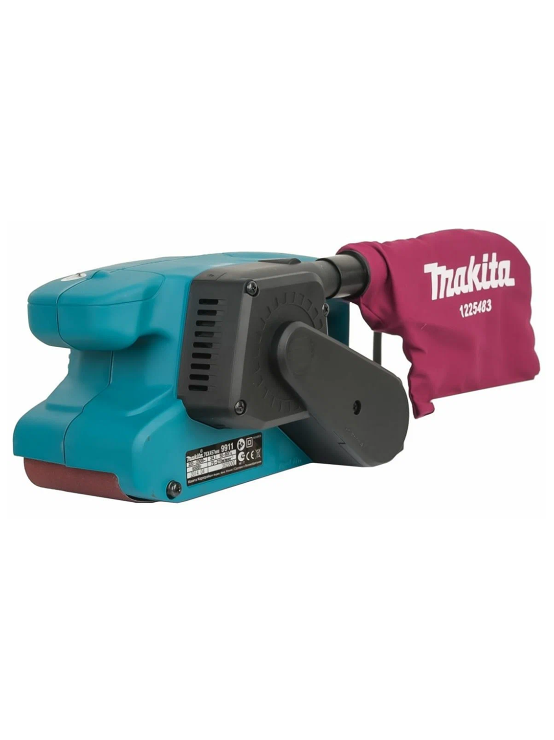 Шлифмашина ленточная Makita 9911 профессиональная быстрая замена ленты с пылесборником