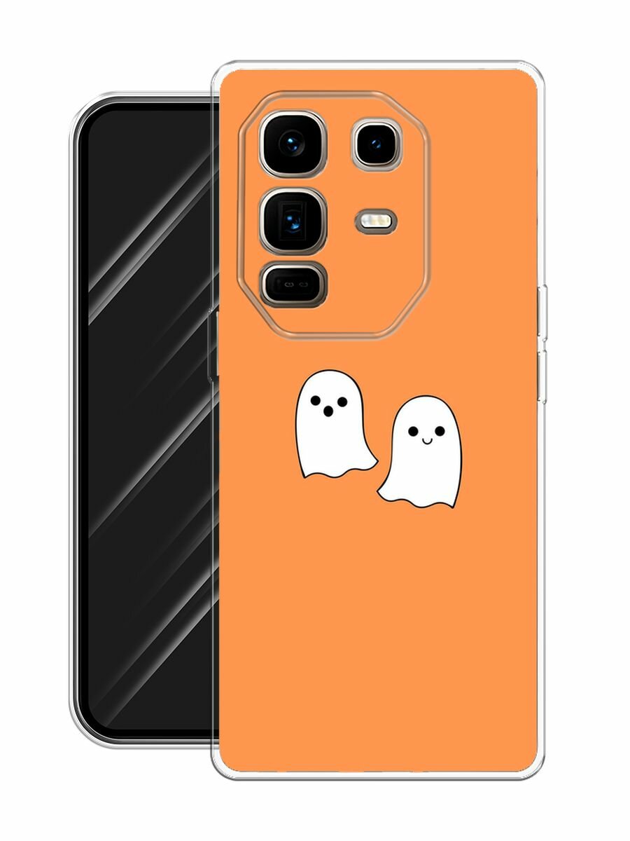 Чехол на Infinix Note 50 Pro + / Инфиникс Нот 50 Про + с принтом Cute ghosts — фото 1