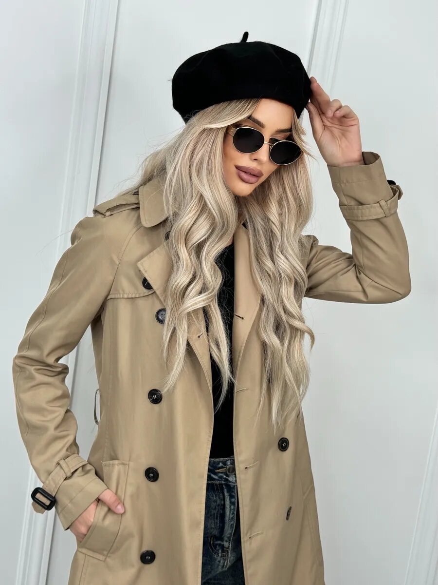 Берет  для женщин, размер 56-58, бежевый — фото 1