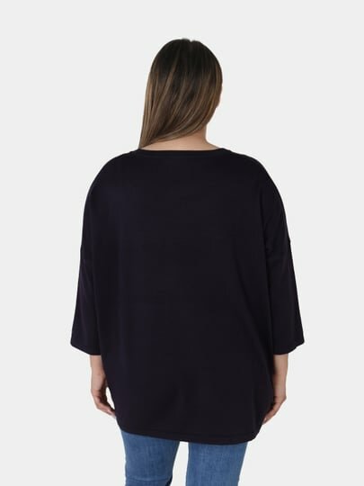 Свитер , размер OneSize, фиолетовый — фото 1