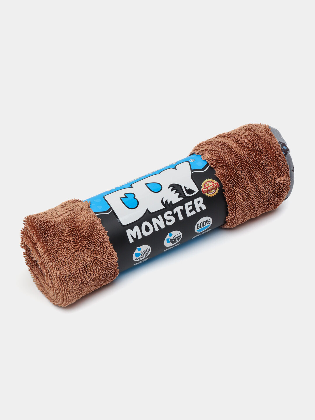 Полотенце из микрофибры Dry Monster для авто и дома, супервпитывающая, сушка авто