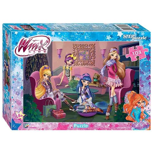 пазл step puzzle rainbow королевская академия 81167 60 дет Пазл Step puzzle Rainbow Winx (82184), 104 дет., 23х33х3.5 см