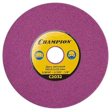 Диск заточной CHAMPION (3/8PM",0,325",1/4) 145х3,2х22,2 для станка C2001 (C2032)