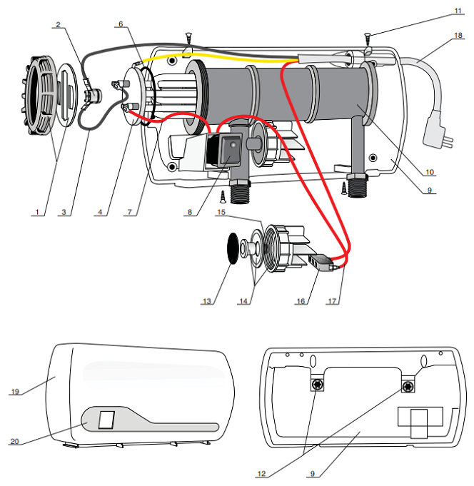 Водонагреватель Atmor BASIC 3,5 KW SHOWER - фотография № 8