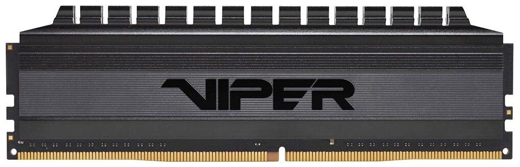 Оперативная память Patriot Viper 4 Blackout DDR4 - 2x 4GB, 3200 МГц, DIMM, CL16, RTL (pvb48g320c6k)