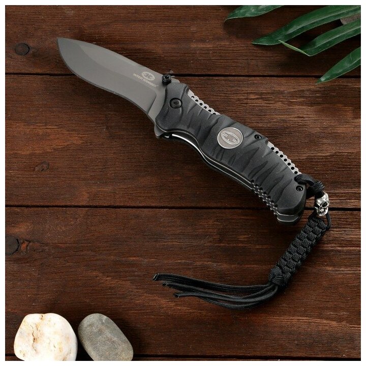 Нож складной WithArmour WA-004BK черный - фотография № 6