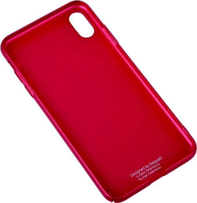 Чехол (клип-кейс) DEPPA Air Case, для Apple iPhone XS Max, черный [83363] - фото №4