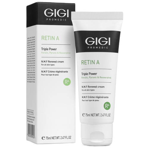 GIGI PROMEDIC RETIN A: Обновляющий крем с увлажняющим фактором для лица (Triple Power N.M.F. Renewal Cream), 75 мл