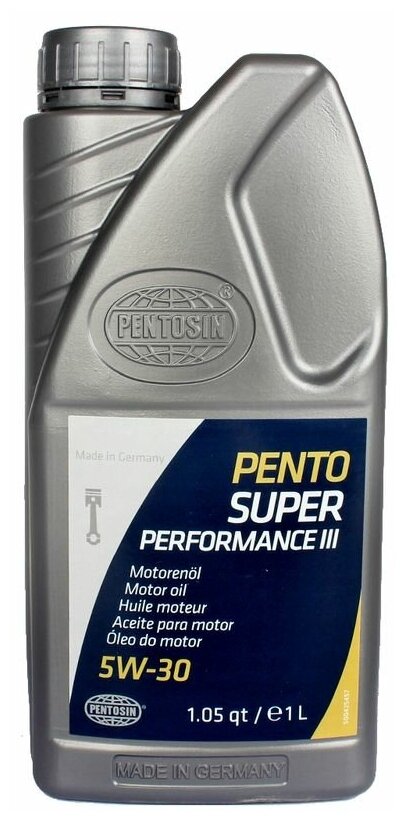 Масло моторное PENTOSIN Super Performance III 5W30 1л