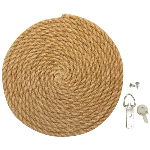фото Основа для творчества и декорирования «круг из верёвки» d= 15 см, крепление сима-ленд