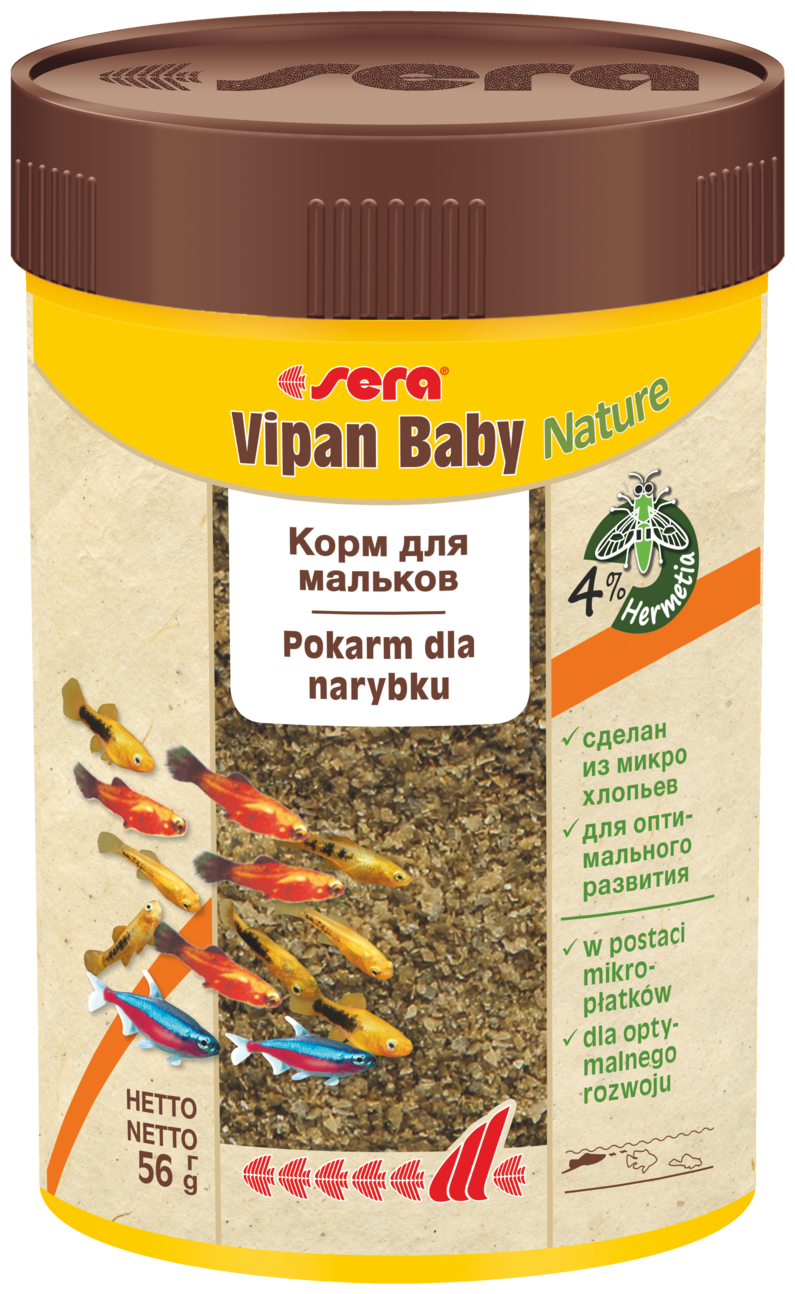 Сухой корм для рыб Sera Vipan Baby Nature