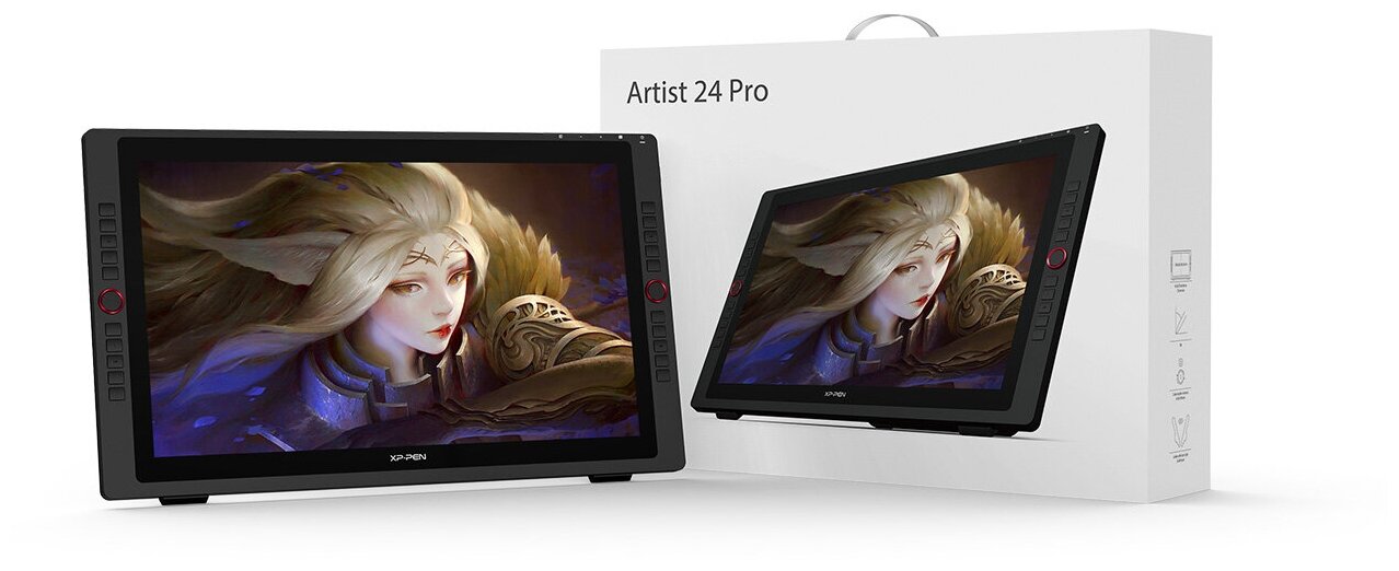 XPPen Artist 24 Pro черный