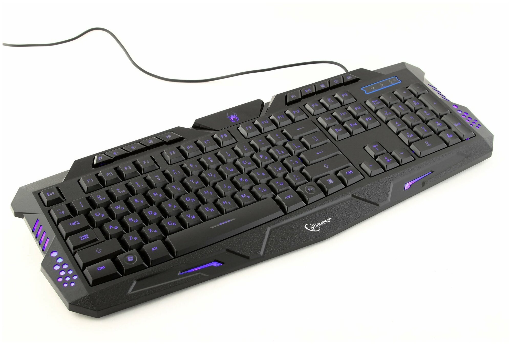 Клавиатура проводная Gembird KB-G11L USB черный - фото №3