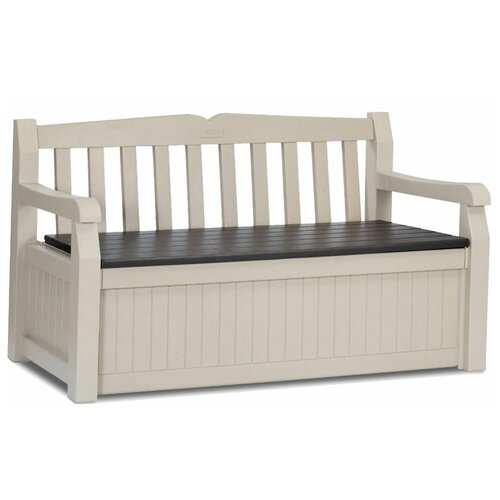 Скамья-сундук Keter Eden Garden Bench 265L бежевый Кремовый