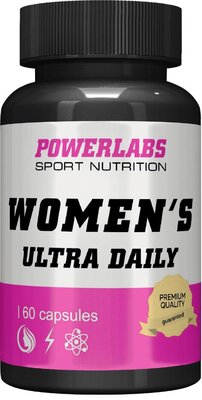 PowerLabs Витамины для женщин WOMEN'S ULTRA DAILY 60 капсул