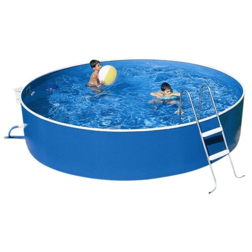 Каркасный бассейн Azuro круглый 240, 2,4х0,9 м, лестница, без фильтра