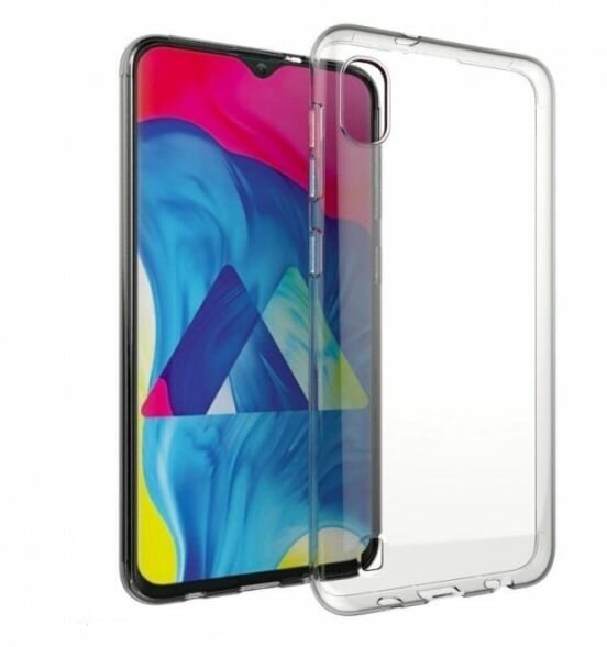 Чехол (клип-кейс) DF , для Samsung Galaxy A10, прозрачный - фото №1