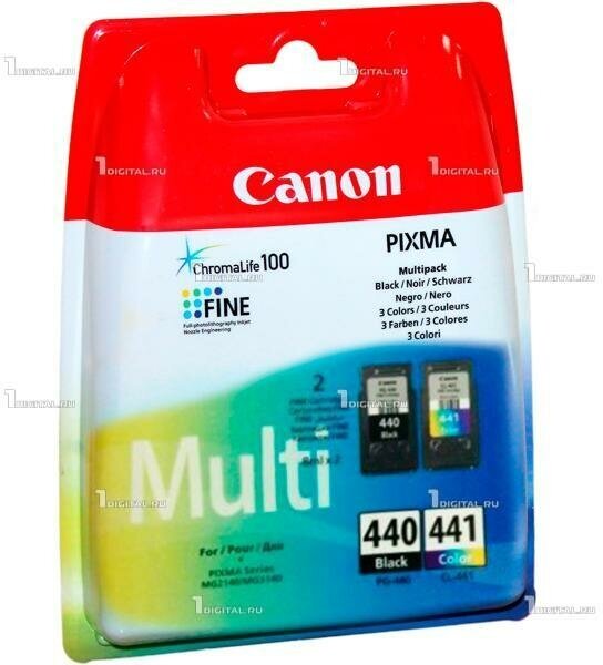 Набор картриджей Canon PG-440/CL-441 Multipack (5219B005) для MG-2140/2240/3140/3240/3540/3640/4140/4240