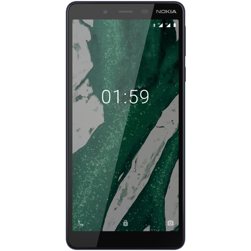 Nokia NOKIA 1 PLUS DS TA-1130 BLUE, 5.45'' 18:9 480 x 960, 1.5GHz, 4 Core, 1GB RAM, 8GB, 8Mpix/5Mpix, 2 Sim, 2G, 3G, LTE, BT v4.2, WiFi 802.11 a/b/g/n/ac, GPS, Micro-USB, 2500mAh, Android 9 Pie (версия Go), 145,04x70,4x8,55