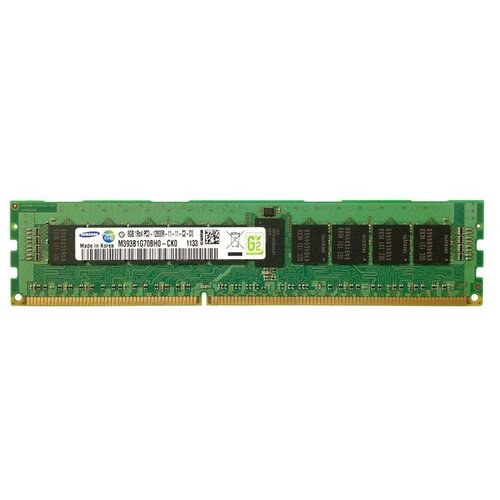 Оперативная память Samsung 8 ГБ DDR3 1600 МГц RDIMM CL11 M393B1G70BH0-CK0 оперативная память hp 8gb 1x8gb 1rx4 pc3l 12800r 11 lv rdimm for g8 [731766 b21]