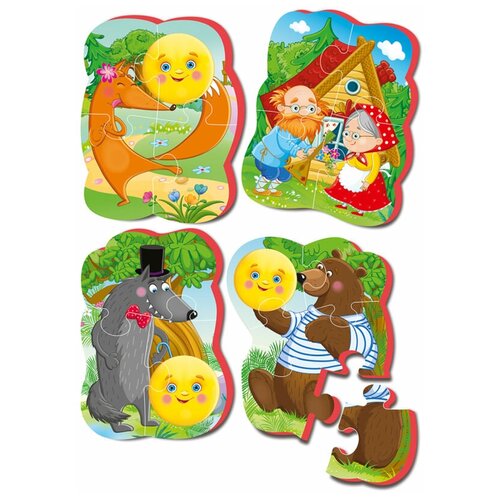 фото Пазлы мягкие baby puzzle сказки колобок new vladi toys